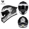 Cross-border DOT Certified Full Face Motorcycle Helmet for Men and Women, Trendy Four Seasons Riding Gear