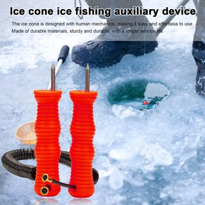 Plastic Shell Non-slip Threaded Handle Carbon Portable High Steel Ice Breaking