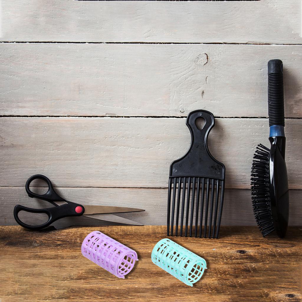 12pcs Hair Curlers Roller Curls Styling Curling Tools Big Portable Self-Adhesive Physical Curly Hair For Salon Hairdressing Tool