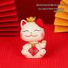Lucky Cat Resin Mobile Holder - Cute Office Desktop Decoration Gift