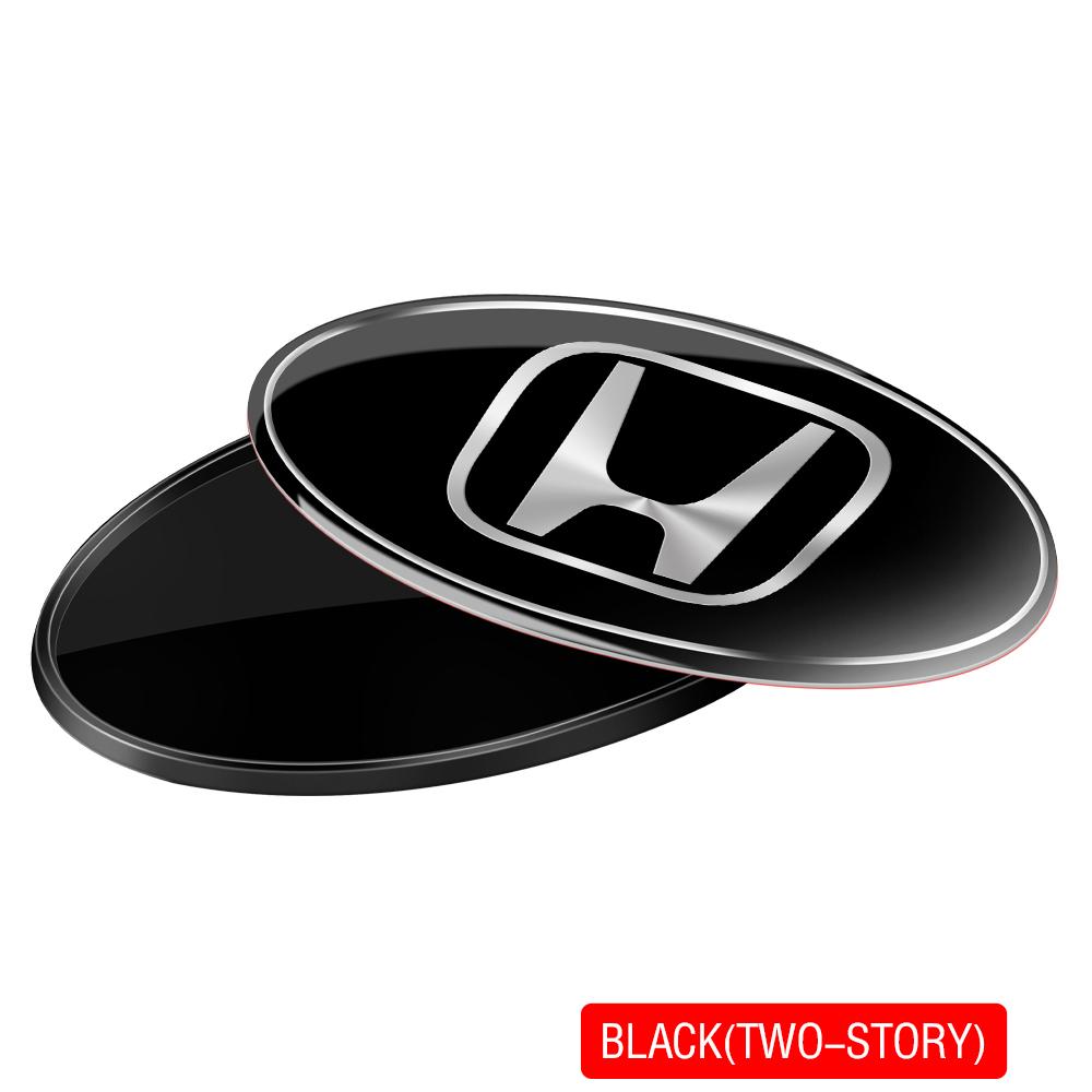3D Aluminum Car Emblem Stickers Body Trunk Badge Decoration Decal For Honda Civic Fit Accord CRV Jazz Odyssey Accessories Wheel