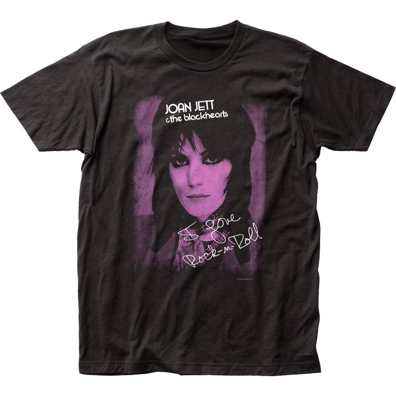 

Joan Jett I Love Rock N Roll Unisex T-Shirt Music Classic Concert Band Tee Black S