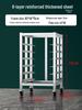 Stainless Steel Baking Tray Trolley: Multi-Tier Rack for Bread, Cake, and Oven Sheets.
