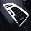 Stylizacja samochodów Chrome Car Front Side Dashboard AC Pokrywa nawiewu Tapicerka 2 szt. Dla Ford Escape Kuga