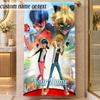 Beach TowelMiraculous Ladybug Custom Name Text Personalized Soft Towel for Beach Pool Indoor Home Decor Gift