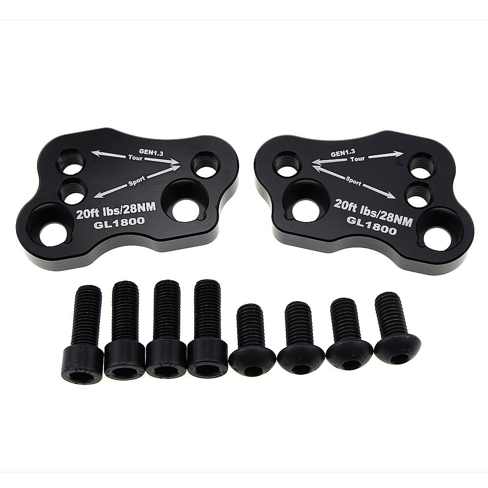 Motorcycle Handlebar Risers For Honda Goldwing GL1800 Gold Wing GL 1800 2018- Handle Bar Mount Clamp Bar Clamps чёрный