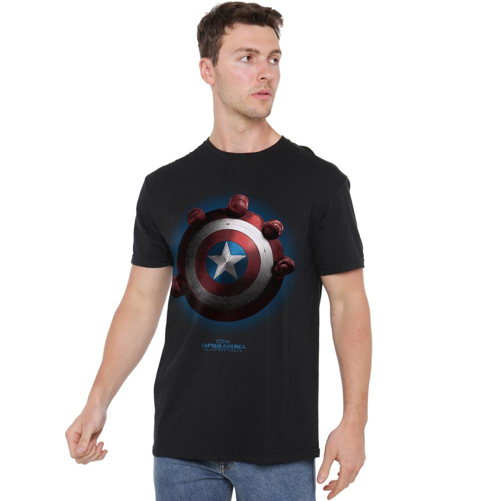 Captain America: Brave New World Mens Red Hulk Shield T-Shirt