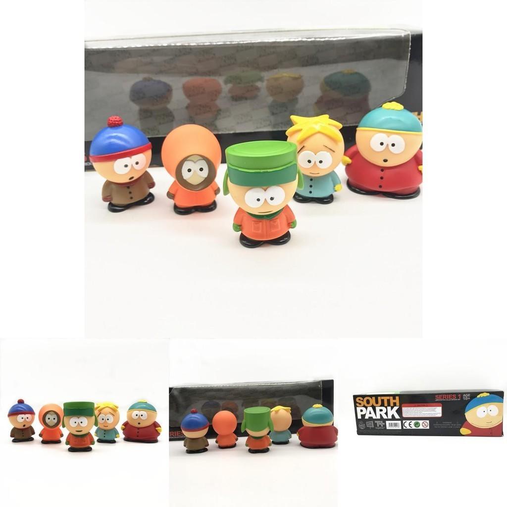 5pcs South Park Figures Block Set For Children's Imagination Play And Home Decoration