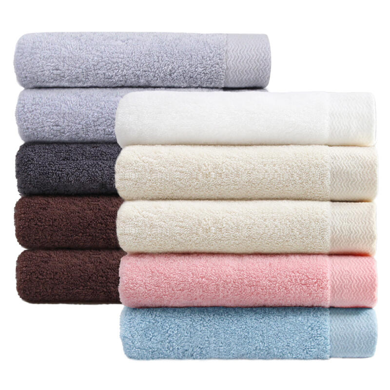 Deluxe 40-count combed cotton 180g luxury hotel towel set of 10 dark brown