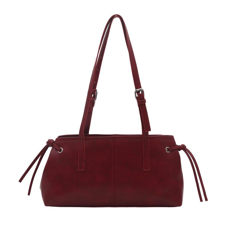 Fashion Commuter Large Capacity Casual 2025 New Textured Retro Ladies Pendant One Shoulder Underarm Portable Tote Bag