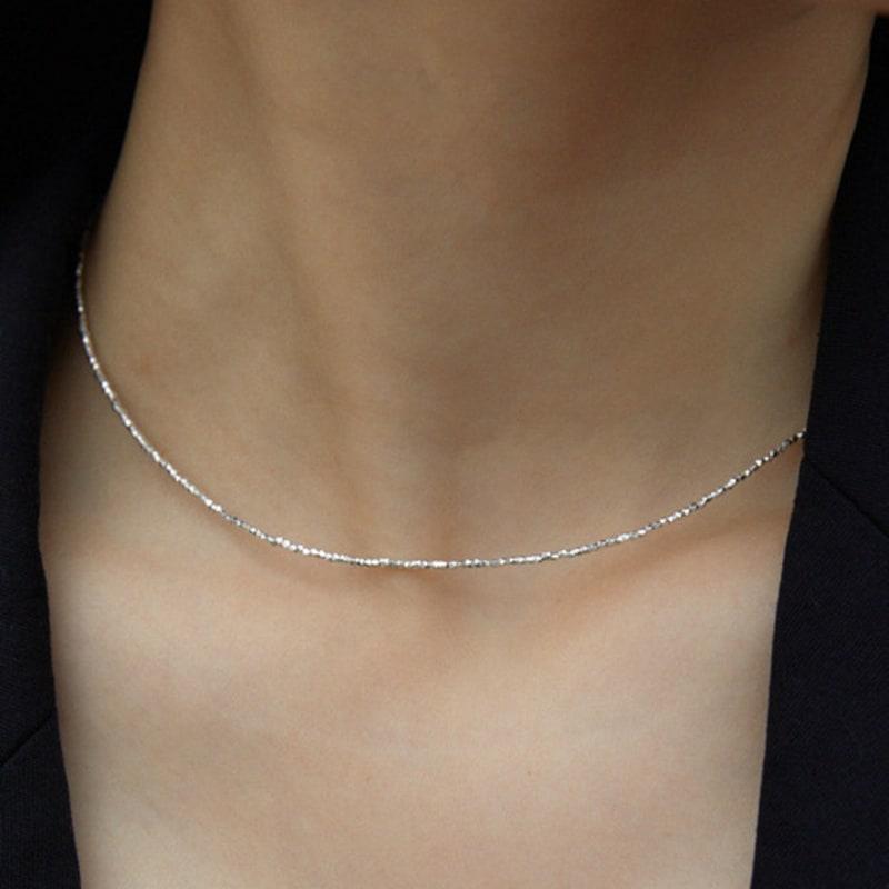 

byweekend Salt necklace silver