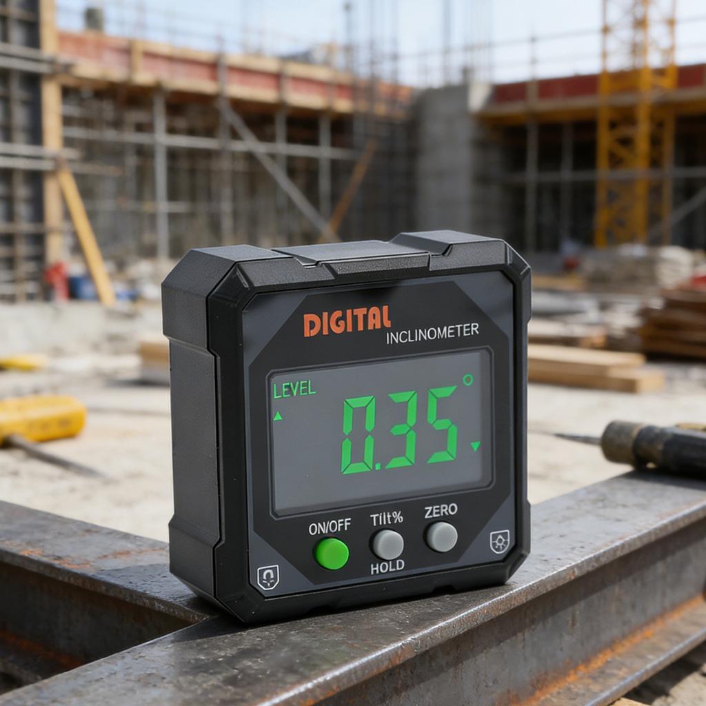 Digitaler elektronischer Wasserwaagen-Winkelmesser 4*90° Magnetischer Winkelmesser Würfel Neigungsmesser Winkelmesser Präzisions-Wasserwaagenkasten