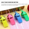 NOLITOY Soccer Whistle Plastic Training Whistle with Strap 5.5 X
