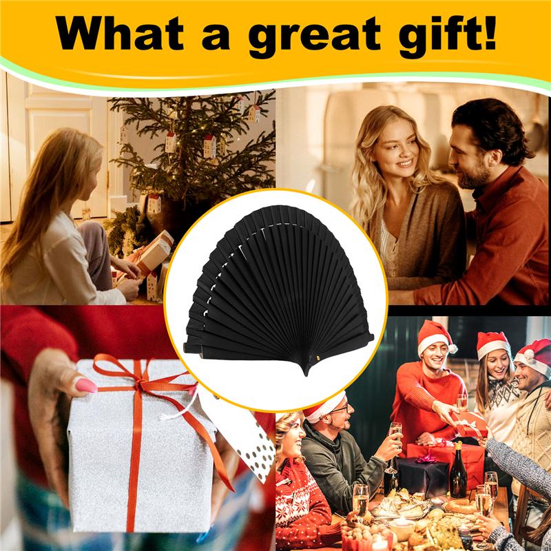 M-Modern-Plain Pure Wood Folding Fan Modern Classical Dance Performances Hand Fan Art Craft Home Ornaments