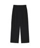 Nigaennikol Minimal Long Pintuck Slacks_Black