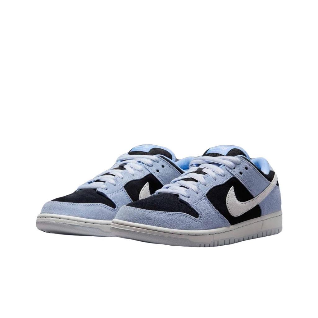 Nike Dunk Low SB Aluminum Unisex Sneakers Blue Black Football-Grey HF3063-400