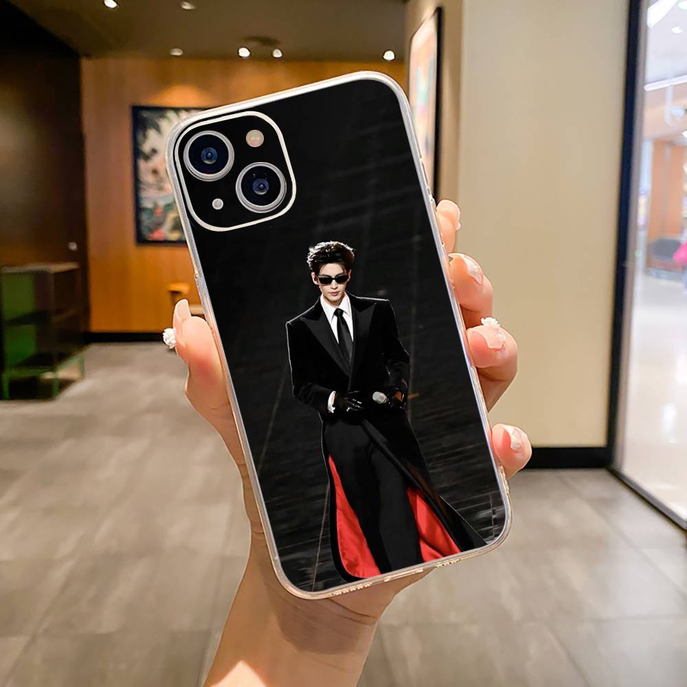 Actor Linghe Zhang Phone Case For iPhone17,16,15,14,13,12,11 ,Pro Max,16/15/14 Plus Soft Silicone Transparent Cover