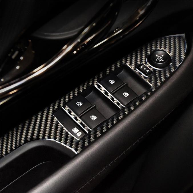 Cadillac ATSL Kohlefaser Interieurverkleidung: Konsole, Schalthebel, Luftauslass-Aufkleber