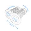 Motorcycle Rubber Hand Grip   Hand Bar Grips Motorcycle Handlebar 22‑25mm