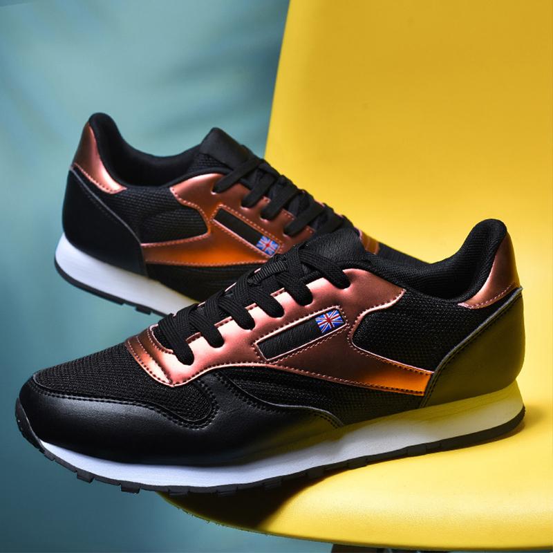 Модные новые кожаные и сетчатые мужские повседневные туфли мужские весенние мужские — фото 4