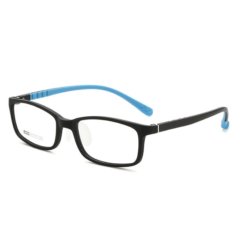 Ultra-Light Children's Glasses Frames with Silicone Nose Pads and Myopia Lens Option