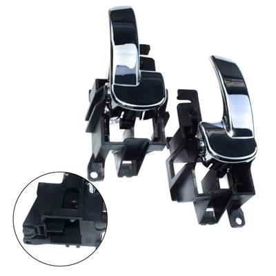 2PcsSet Inner Door Handle Replacement for Nissan Navara D40 Ute Pathfinder R51 2005 To 2013 Chrome ABS Plastic