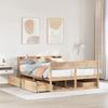 VidaXL Bed Frames Without Mattress 150x200 Cm Solid Pine Wood 3307119