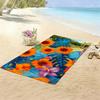 Oversized Floral Beach Towel, Soft Microfiber Quick Dry Tropical Flower Print Bath Towel, Large Pool & Travel Blanket 1pcs