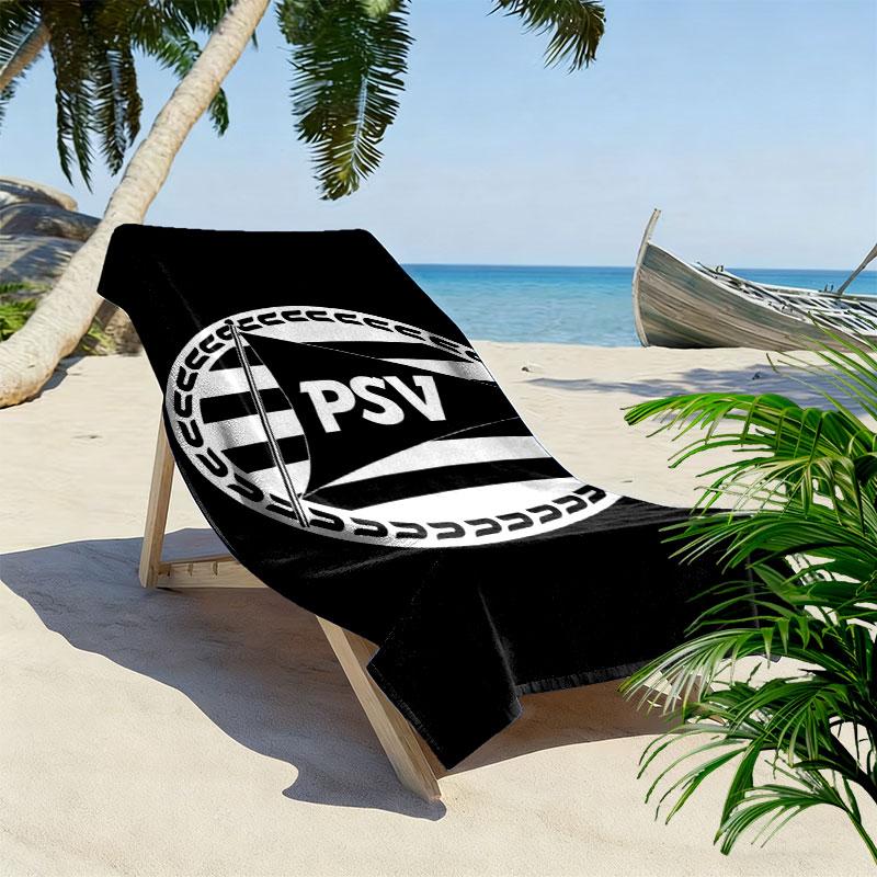 Asciugamano da Spiaggia PSV Eindhoven, Asciugamano Grande Morbido Asciugatura Rapida per Spiaggia Campeggio Nuoto