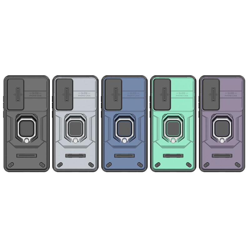 For OnePlus Nord CE4 Lite Case Slide Camera Len Phone Cases OnePlus Nord CE4 Lite 5G Cover Shockproof Armor PC + TPU Back Cover