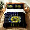 Club Atletico Rosario Central (14) 3pc set suitable for master bedrooms soft and comfortable an ideal gift for family and friends Includes one duvet c