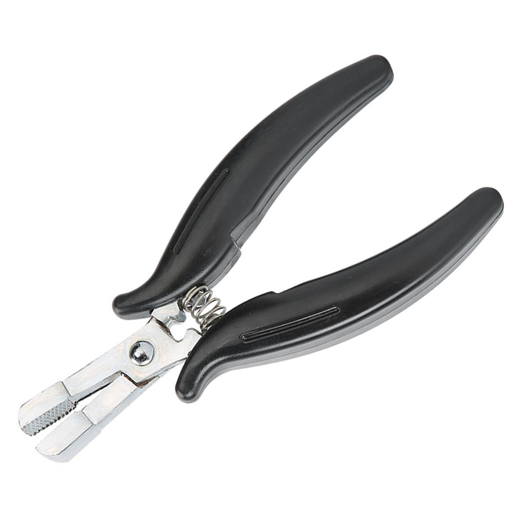 Hair Extension Pliers for Micro Rings Beads Professional Hair Extension Tool Black