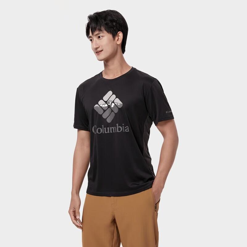 Columbia Men s AE9129 Lightweight Quick-Dry Outdoor Short Sleeve T-Shirt L