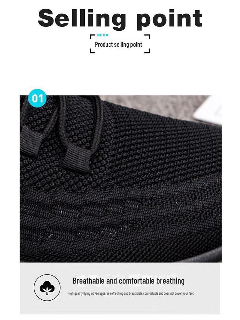 Baskets en maille respirante pour homme - Été 2025 - Chaussures décontractées légères, antidérapantes, à semelles souples et tendance