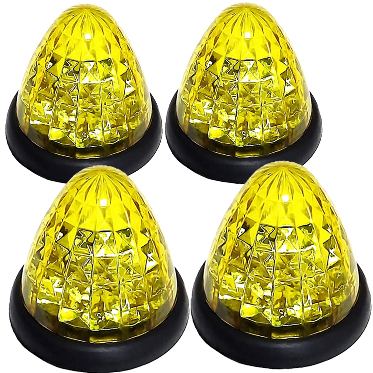 

Настраиваемый светодиодный габаритный фонарь для грузовика, боковой габарит, 16 светодиодов, 24 В, универсальный, набор из 4 штук, синий/красный/белый/желтый/янтарный/зеленый/розовый, разные цвета (Желтые линзы