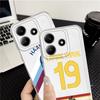 Case for Xiaomi Redmi Note 14 Pro Plus 14C 9 10 11 10S 11S 12 13C 12S A4 Note 13 Soft Phone Cover FootBall Number