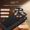 For VIVO X200 X200 Pro X200 ProMini high-luxury vegan leather metal lens protection anti-drop and anti-fingerprint phone case