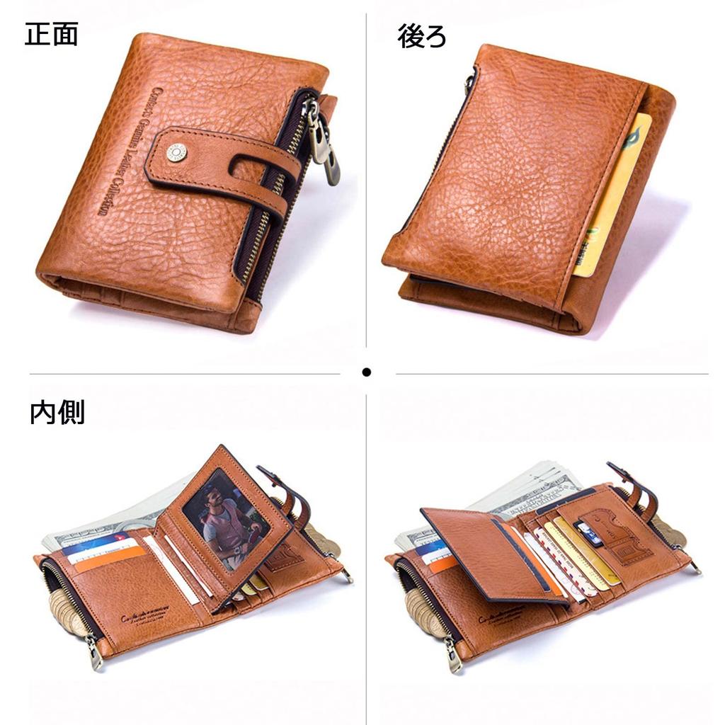 Gofelt Leather Wallet for Men and Genuine Coin 2 Holds 18 Large Round Made in Business Gift Women, Bifold, Leather, Purse, Pockets, Cards, Capacity,