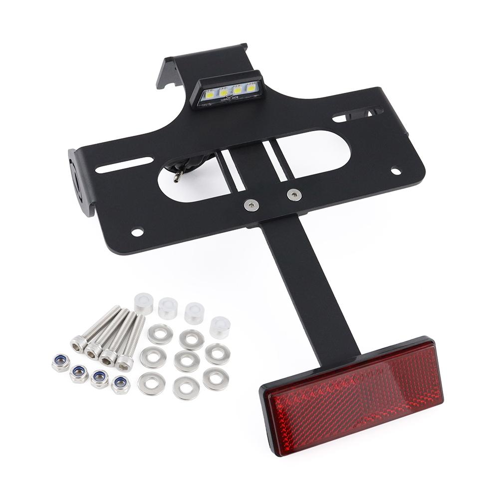 Fit For Kawasaki Ninja ZX-10R ZX10R 2008-2010 ZX6R ZX-6R 2018 Rear Tail Tidy License Plate Holder Bracket Fender Eliminator Kit