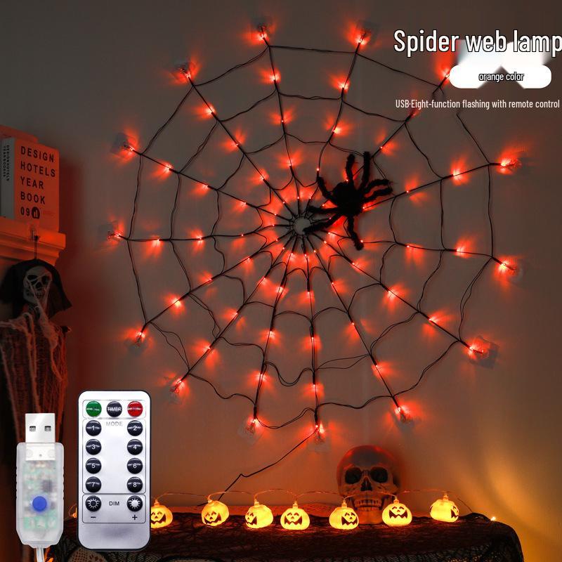 LED Pumpkin Lantern Wizard Hat Halloween String Lights: Spooky Atmosphere & Colored Ghost Festive Decor