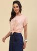 Monte Carlo Women Regular Fit Peach Top