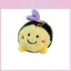 Cute Bee Plush Toy Pendant With Premium Velvet Fabric For Keys And Backpack