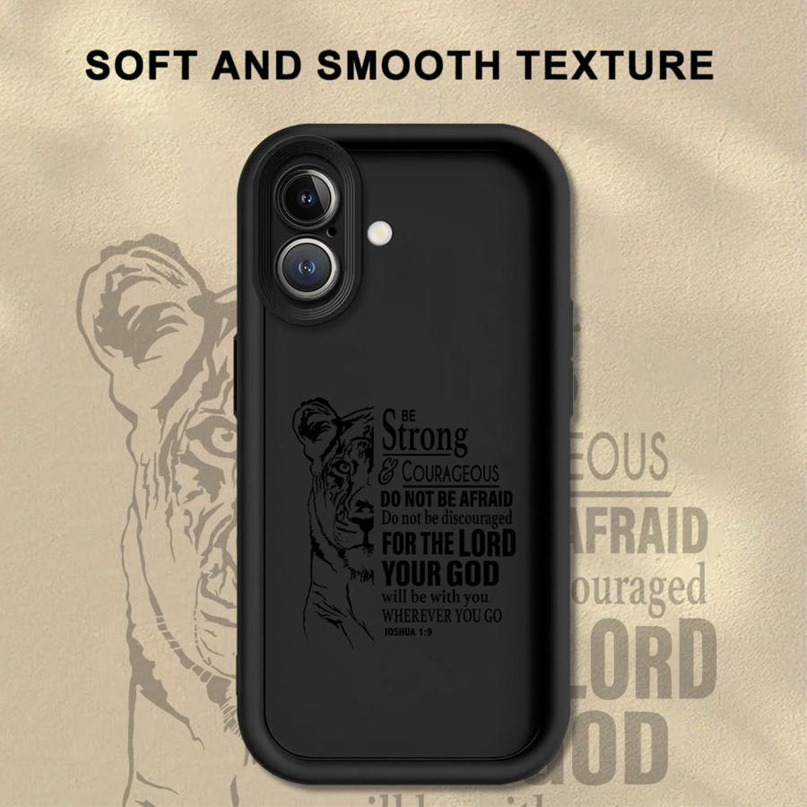 

Case for iPhone 17 Pro Max 16 11 12 Pro 15 Plus Air 13 14 Phone Cover Animal Lion Tiger Pattern iPhone 11