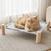 Portable Swing Bed Wooden Frame Cooling Bed Pet House Elevated Bed  Indoor Use