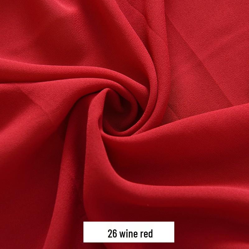 Šifonový Georgette Jednobarevná Taneční Kostýmová Látka pro Podšívku a Šaty