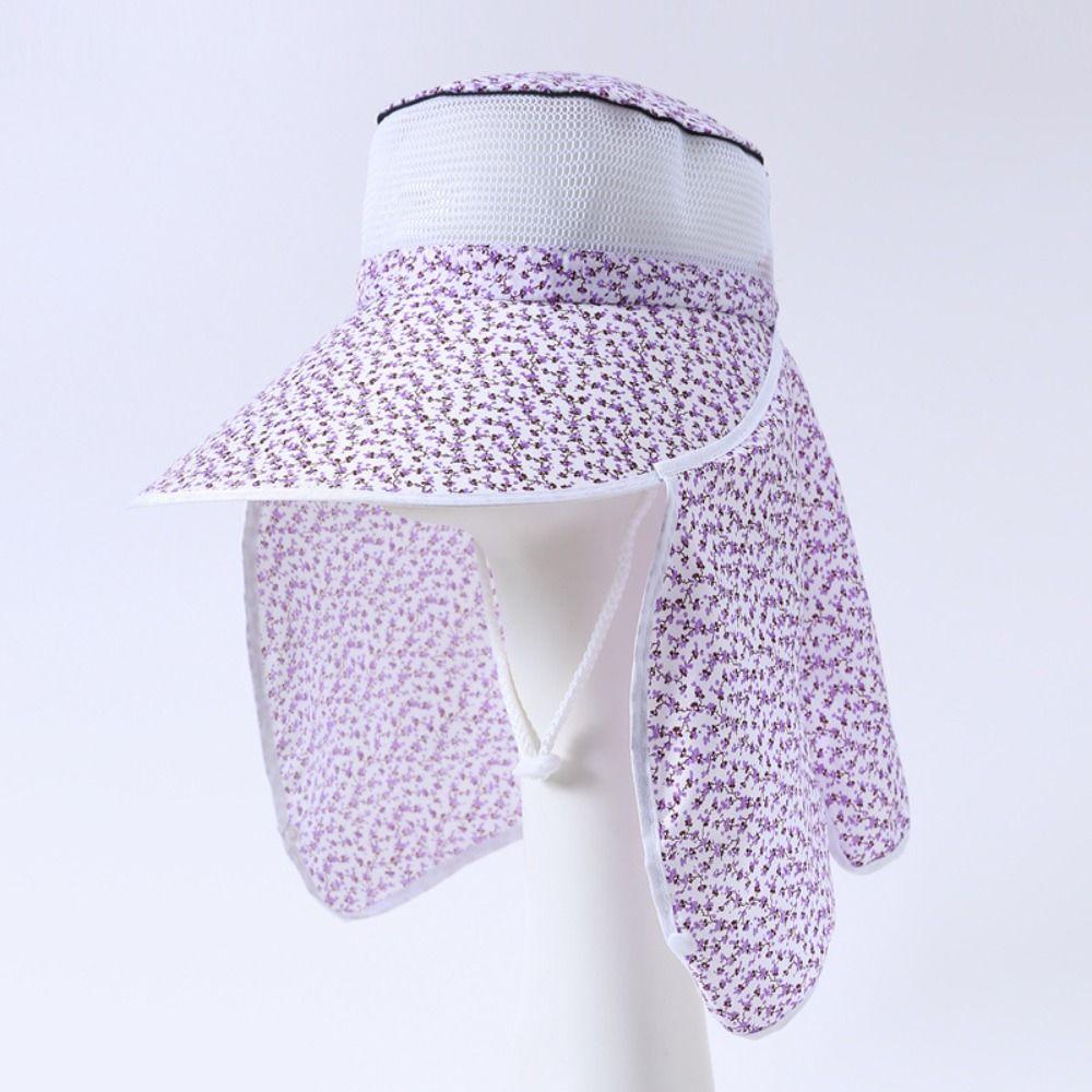 UV Protection Sun Hat Ear Flap Sunscreen Cap Outdoor Women Hats Fishing Hunting Hiking