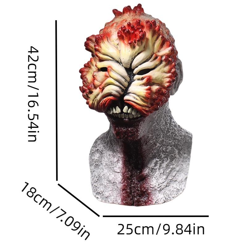 The Last Of Us Clicker Latex Mask Halloween Horror Cosplay Costume Prop Gift Fan