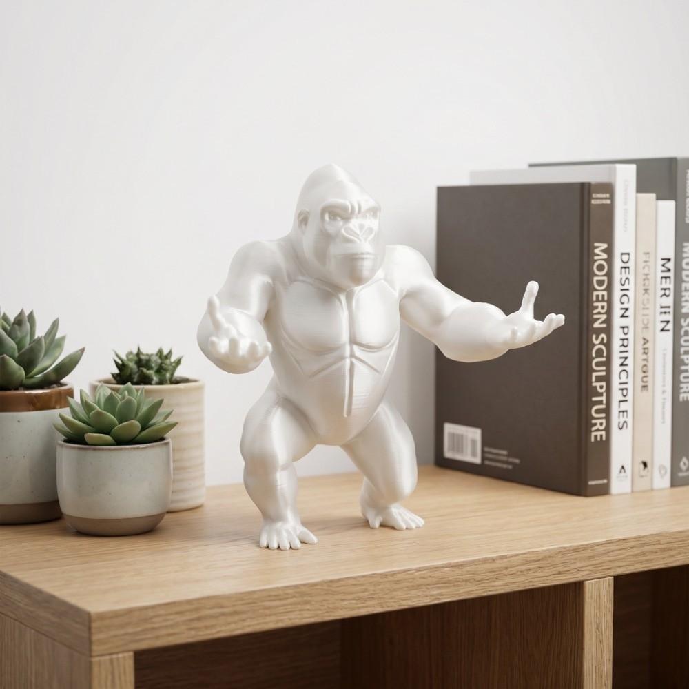Funny Gorilla-Shaped Stand Creative Decorations Pen Holder 3D Printed Multi-functional Desktop Accessory Birthday Gift