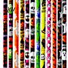 Halloween Party Favors Pencils 12 Pcs with 3D Skull Ghost Pumpkin Cat Erasers, Creative Graffiti Wood Bulk for Goodie Bags, School Classroom