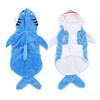 1pc Pet Products Shark Pet Clothes Winter and Autumn Warmth Halloween Universal Dog Clothes Cat Clothes Cat Supplies Blue